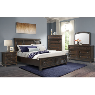 Audell 3 - Drawer Nightstand in Walnut by Lark Manor