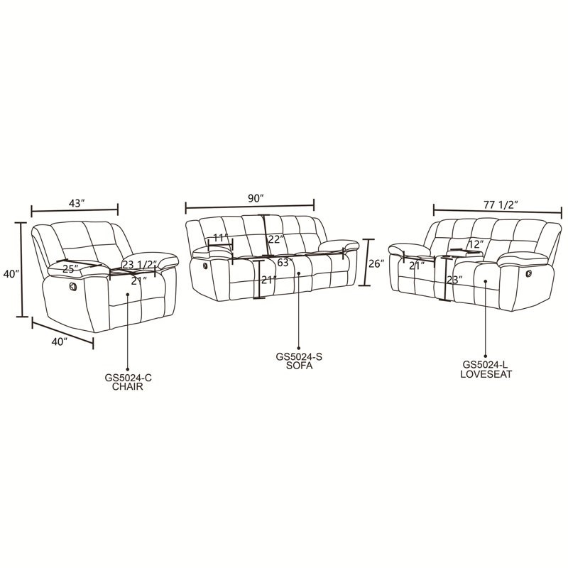 Fauteuil inclinable en velours côtelé beige