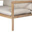 Ensemble de conversation d'extérieur en bois d'acacia 6 pièces avec coussins Trent