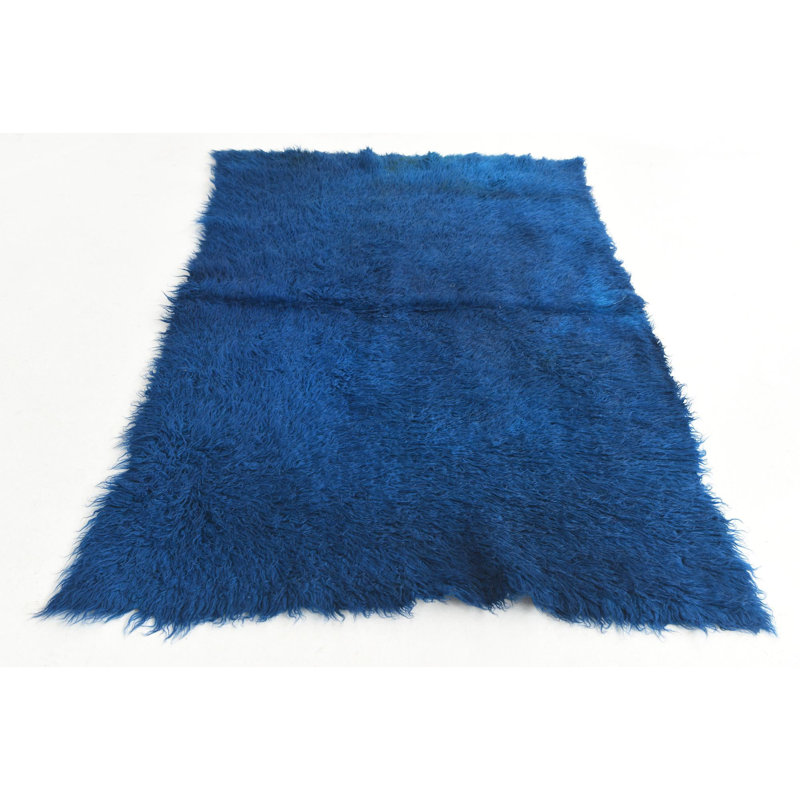 Tapis bleu foncé Nestor