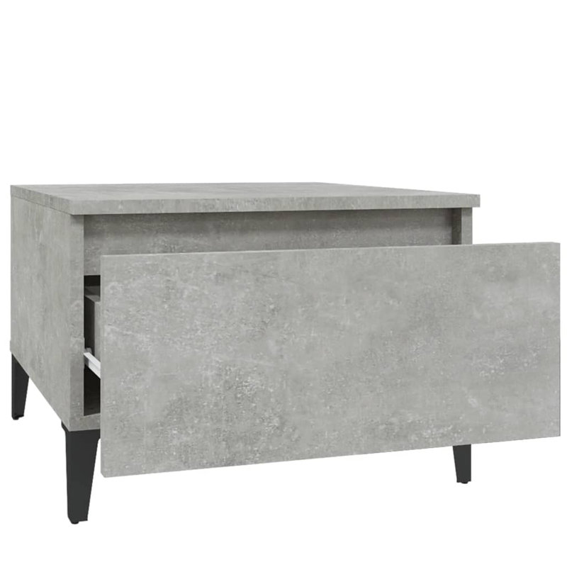 Leefke Side Table Set, Concrete Grey