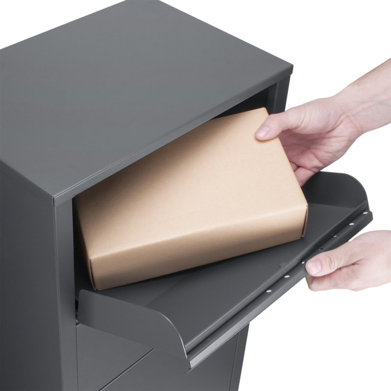 Large Single Compartment Locking Parcel Drop Box