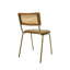 Chaise d'appoint brun clair