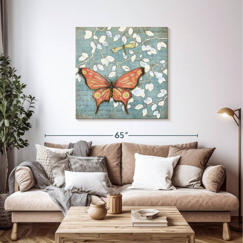 Brampt papillon Mariposa I, H 39 po x l 39 po
