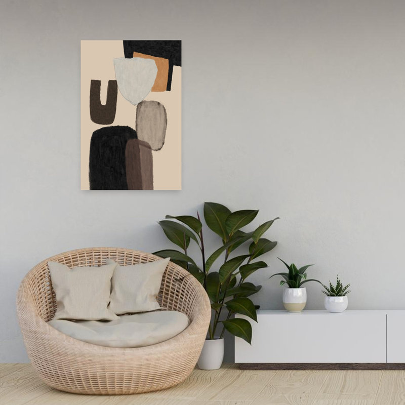 Art contemporain contemporain abstrait, H 24 po x l 16 po