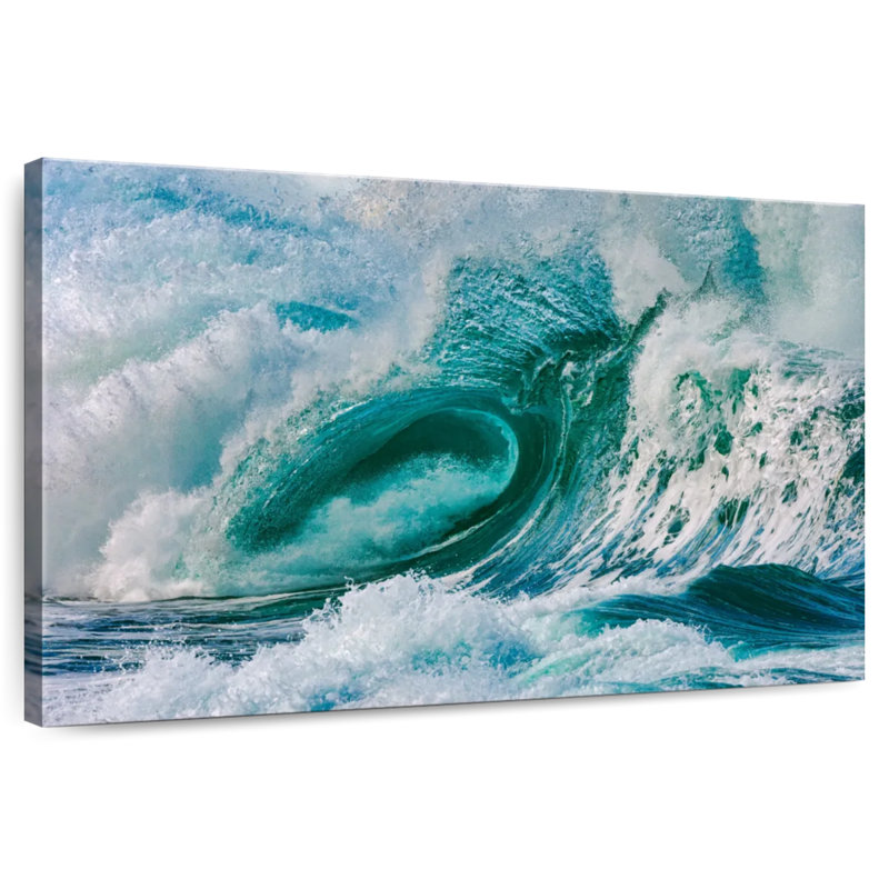 Gillard Violent Ocean Wave, 24" H x 36" W