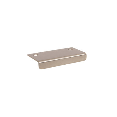 Satin Nickel "Forme" 3 inch Edge Drawer Pulls