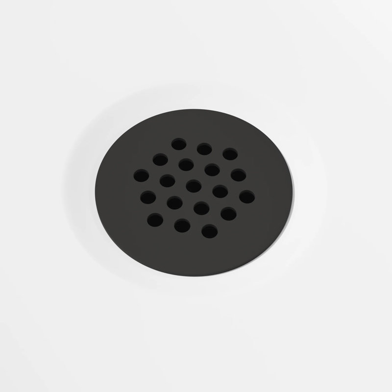 Vessel Grid Bathroom Sink Drain, Matte Black