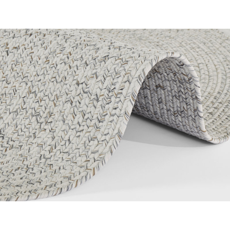  Machine Woven Light Grey Indoor/Outdoor Rug, Rectangle  160 x 230cm