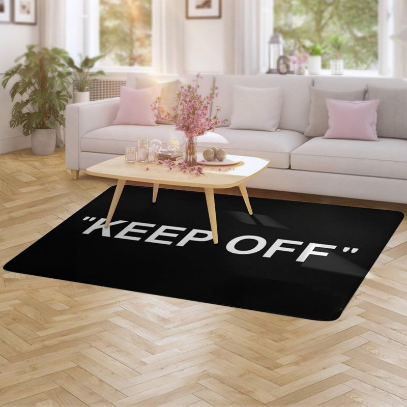 Tapis noir 5 pi x 7 pi Keep Office