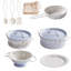 Ensemble d'accessoires de cuisine Pretend Play avec batterie de cuisine en métal, ustensiles de cuisine et sac de rangement-122472014