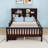 Wooden Platform Bed With Chalkboard And 2 Drawers-1054751644-1054751646