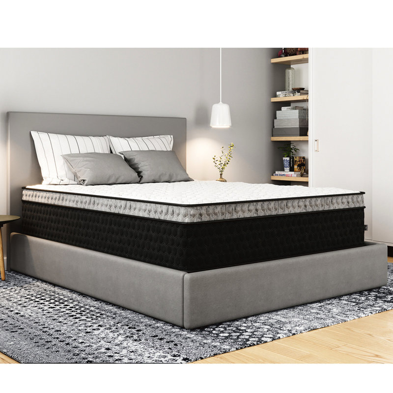 Très grand matelas cuivré 14 po, moyen, lit en mousse blanche 14 po, Très grand lit, 14.1"