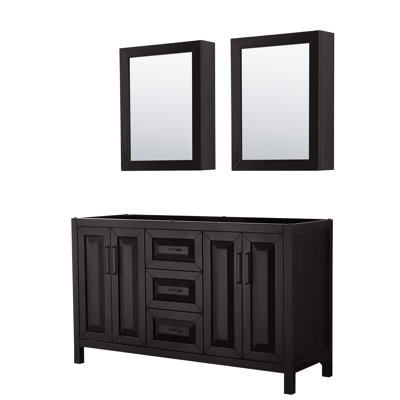 Daria 59 " Double Bathroom Vanity Base