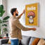 Hello Mushroom Modern - Wrapped Canvas-1382394801-1382394806
