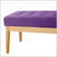 Banc repose-pieds, mauve Design simple, confortable et durable, banc multifonctionnel