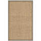 Auckland Bamboo Slat/Seagrass Natural/Gray Area Rug