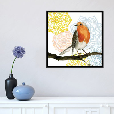 « mandala oiseau iv », reproduction d’impression sur toile