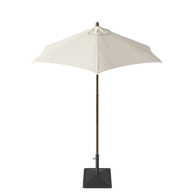 Parasol de marché Henry Street, Naturel - polyester