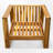 Outdoor Solid Wood Lounge Chair Set-1173672228
