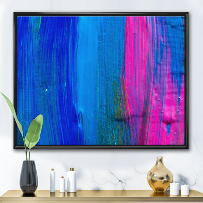 Huile sur toile, composition texturée V - reproduction d'art sur toile