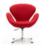 Fauteuil ballon rembourré en métal Raspberry Modern-1094482883