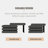 Makeup Vanity with Light mirror,8 drawers,1 chair