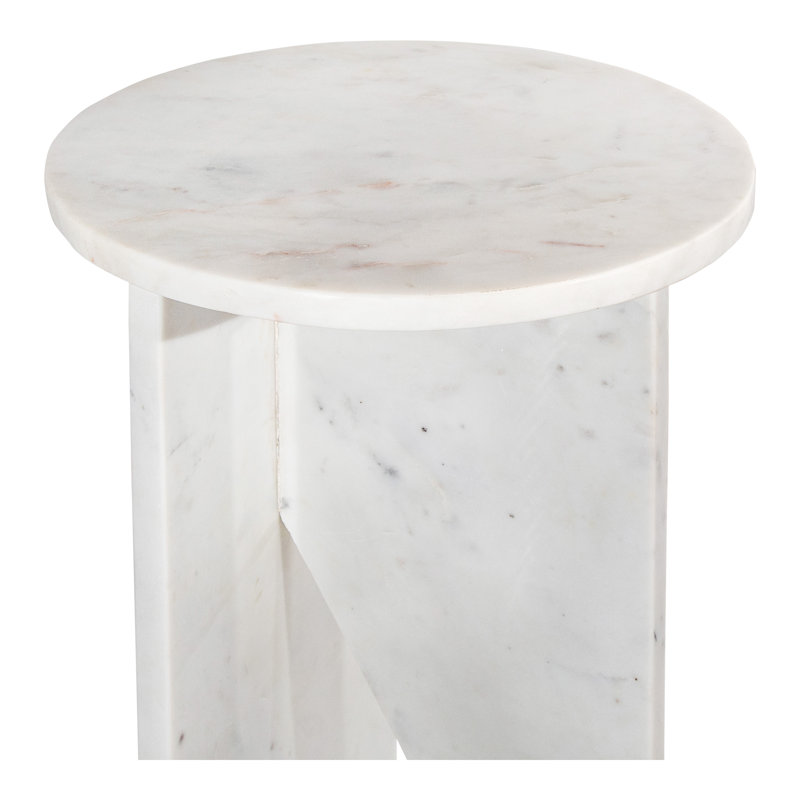 Shayne Accent Table, White