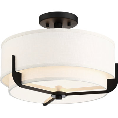 Marilyn Fabric Semi Flush Mount
