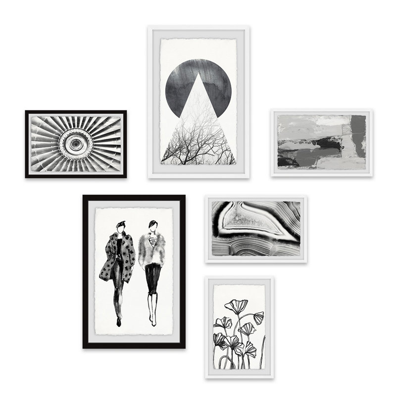 «Risque» Hexaptych