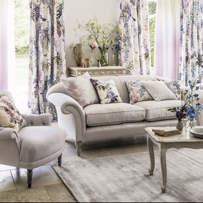 Wisteria Falls Fabric, Mineral