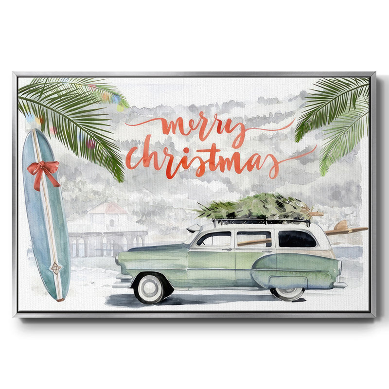 Collection de Noël So Cali A, H 17 po x l 25 po x P 1,5 po, Argent, Argent