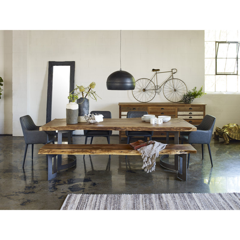 Kenmore Dining Table, Brown, 118" L x 40" W