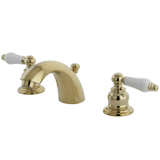 Elizabeth Widespread Bathroom Faucet with Drain Assembly, Satin Nickel