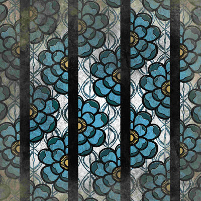 Turquoise 2 - impression sur toile tendue