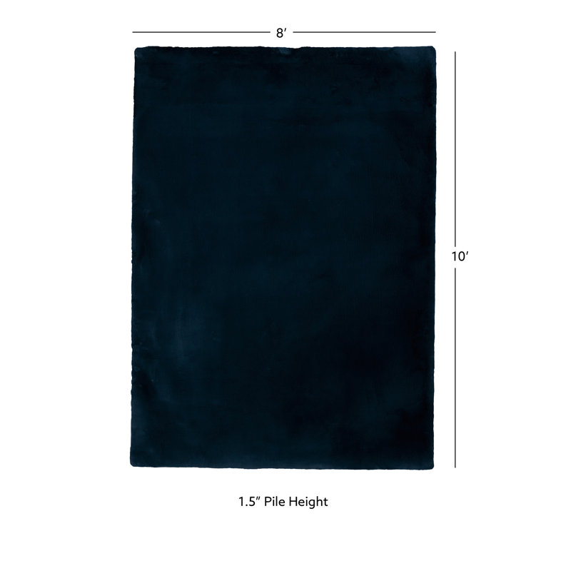 Tapis touffeté à la main Jalissia, Rectangle 8 pi x 10 pi