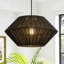 Luminaire suspendu tissé 1 lumière E26 25,19 po Rivington