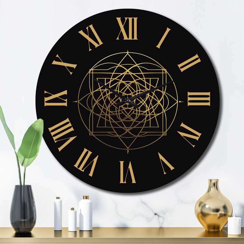 Horloge murale en métal, Grand