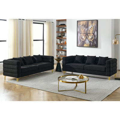 Charming 3-Seater + 3-Seater Sofa With Stylish Design And Supreme Comfort