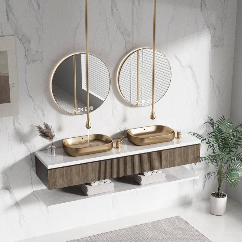 Vessel Sink Faucet Single-handle Bathroom Faucet, Gold