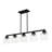Ashanni 5 - Light Steel Dimmable Kitchen Island Square / Rectangle Chandelier-1843762625