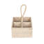 Panier en rotin et argenterie-98816367