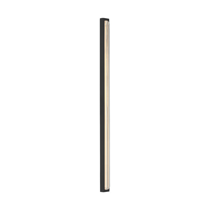 Bloccare 1 - Light LED Vanity Light, 29.9" H x 1.5" W x 1.4" D, Nightshade Black