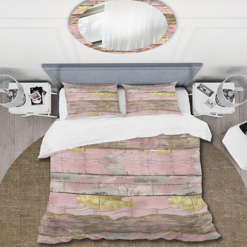 Ensemble de housse de couette Farmhouse, Housse de couette très grand + 2 taies décorativ