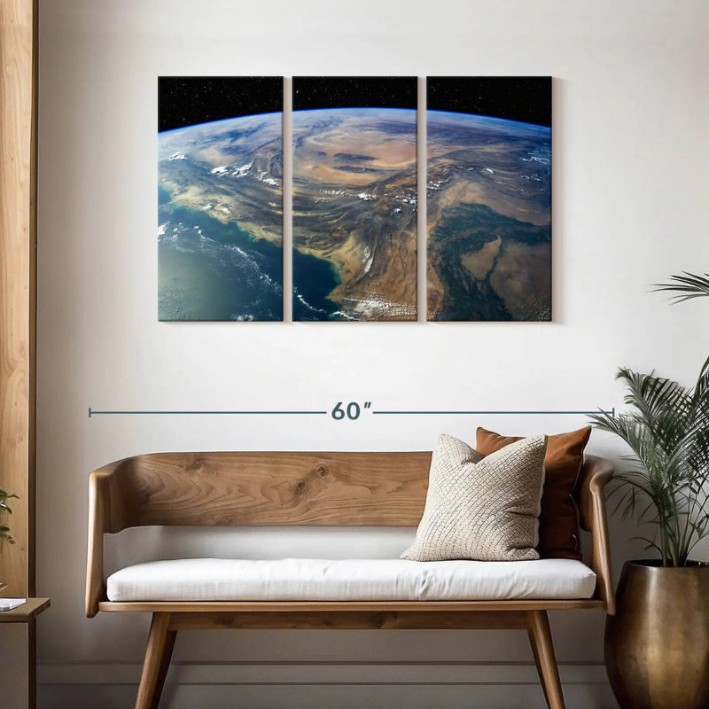 Oberle Earth, 28" H x 45" W