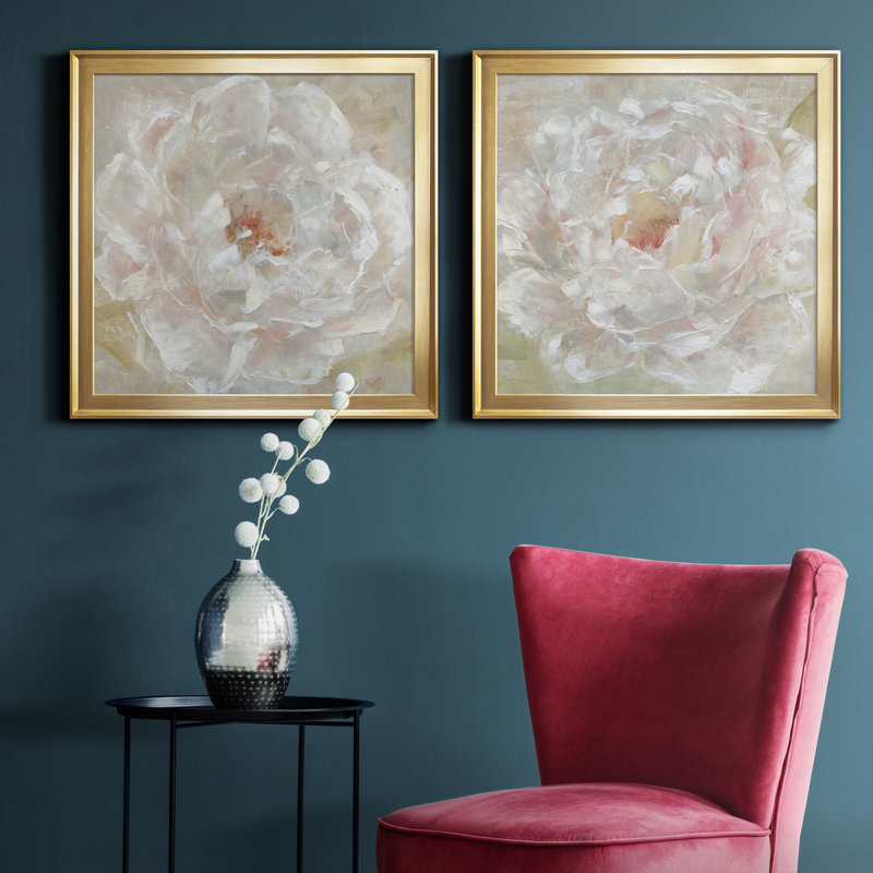 «Summer Romance I», reproduction de photo sur toile 2 pièces, H 30,5 po x l 61 po x P 1,5 po, Or