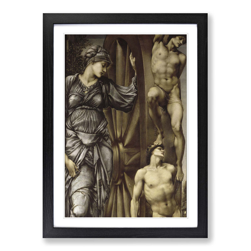 Edward Burne-Jones - Single Picture Frame Painting, Black