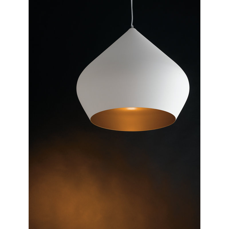 Littleton 1 - Light Teardrop Pendant, White