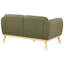 Sofa 2 Seater Tamirra Fabric Olive Green