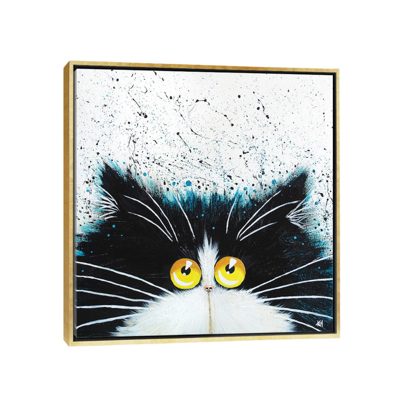 "Otis" par Kim Haskins, reproduction d’art, Gold Framed, Pas de tapis, H 26 po x l 26 po x P 1,5 po